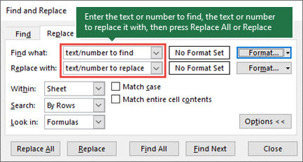 replace-excel-win Thay thế dữ liệu trong Excel