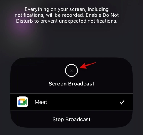 screenshare-meet-ios-4 Đồng hồ bấm giờ phát màn hình trên Google Meet