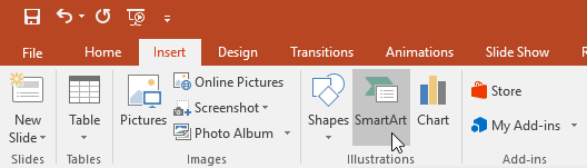 smartart-insert-ribbon-1 Insert trong PowerPoint