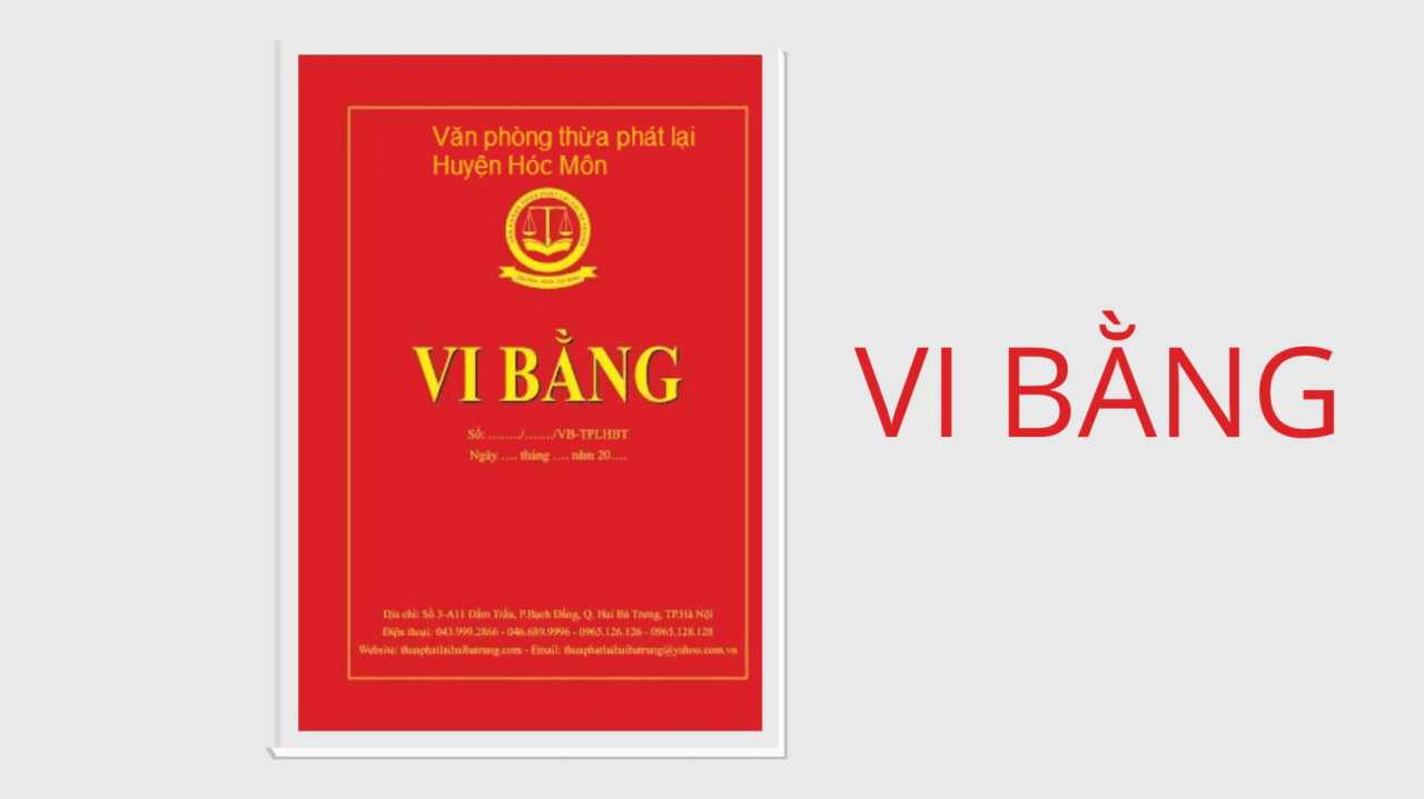 Thực trạng về lập vi bằng và sử dụng vi bằng