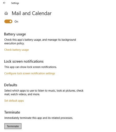 sua-loi-outlook-7 Chọn Mail and Calendar