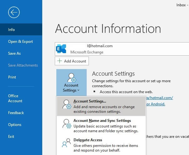 sua-loi-outlook-9 Nhập thông tin tài khoản Microsoft Outlook