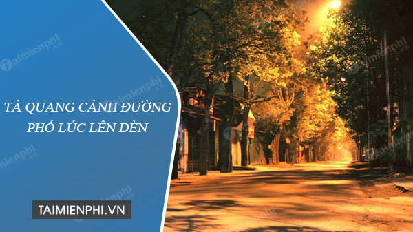 ta quang canh duong pho luc len den