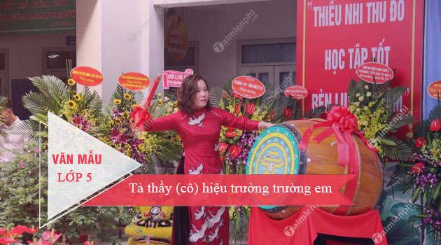 ta thay co hieu truong truong em