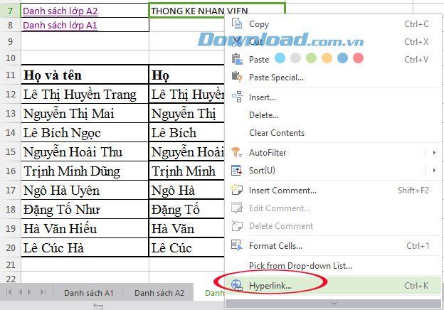 Liên kết file