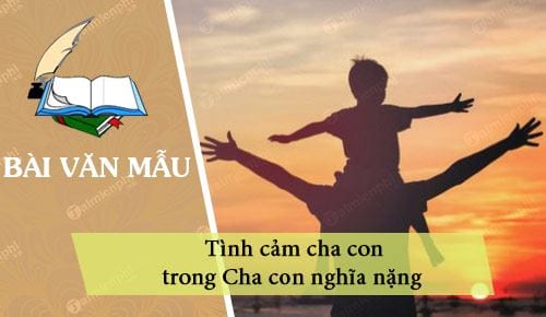 tinh cam cha con trong cha con nghia nang