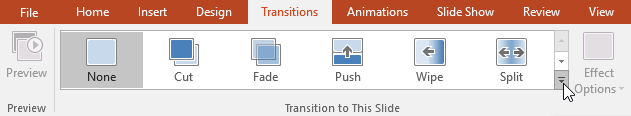 transitions-apply-drop-down5 Hiệu ứng chuyển tiếp cho slide PowerPoint