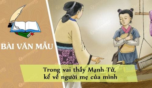 trong vai thay manh tu ke ve nguoi me cua minh