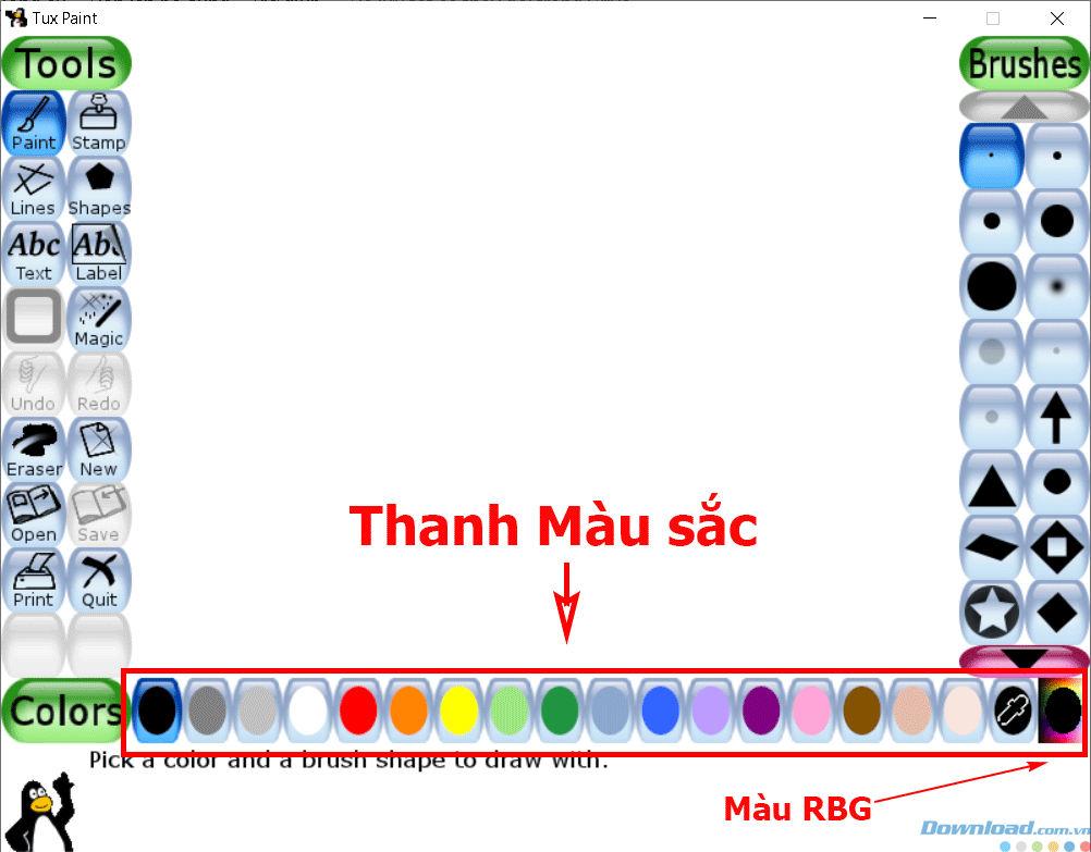 Thanh màu sắc