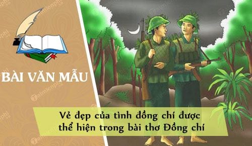 ve dep cua tinh dong chi duoc the hien trong bai tho dong chi