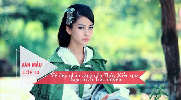 ve dep nhan cach cua thuy kieu qua doan trich trao duyen