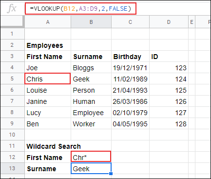 vlookup-example3 Tra cứu kết quả gần nhất bằng hàm VLOOKUP
