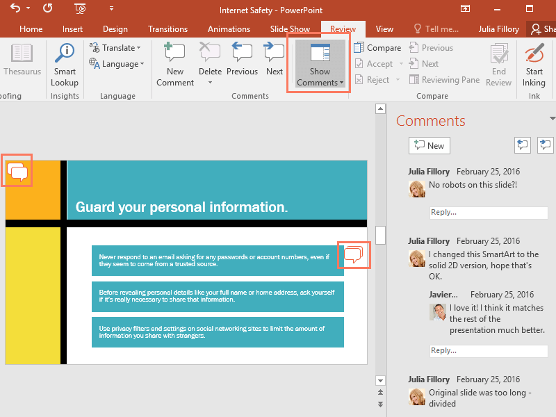 xem-binh-luan-powerpoint-1 Xem bình luận trên PowerPoint