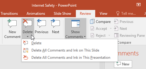 xoa-binh-luan-powerpoint-2 Xóa nhiều bình luận cùng lúc trên PowerPoint