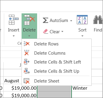 xoa-hang-cot Xóa hàng & cột trong Excel